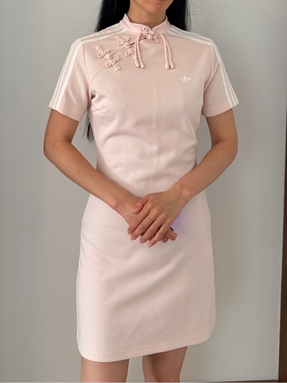 Rare Adidas Originals Pink Qipao Mini Dress